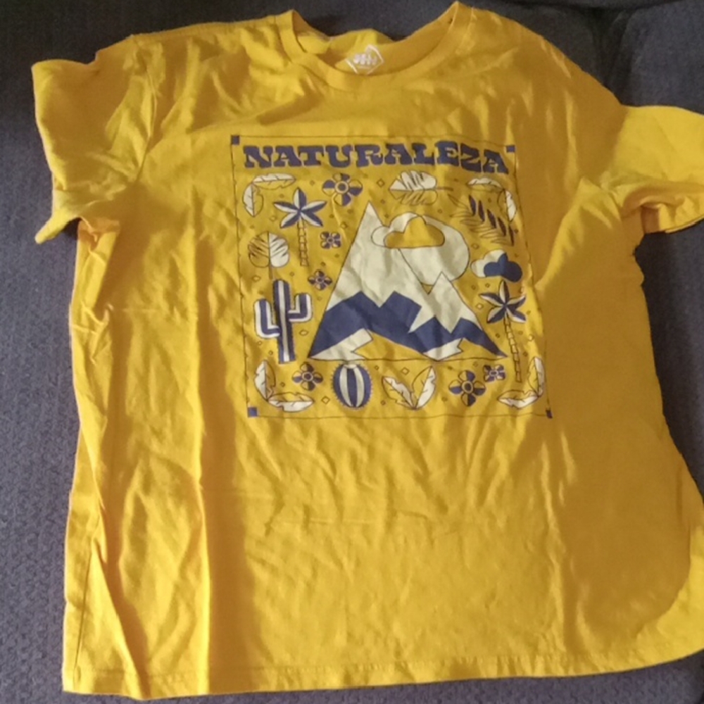Well Worn Yellow Graphic Short Sleeve Tee